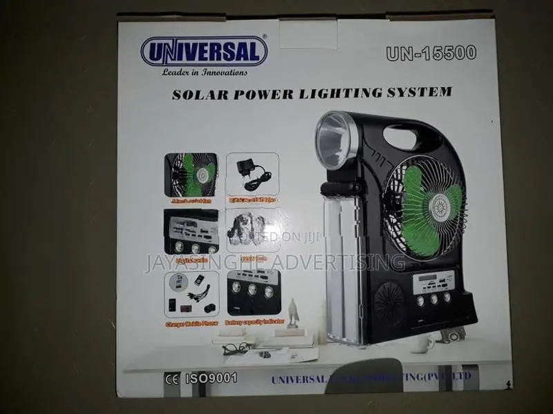 Solar Power System with Light