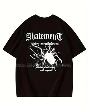 Size L T Shirt Emo Black Y2K