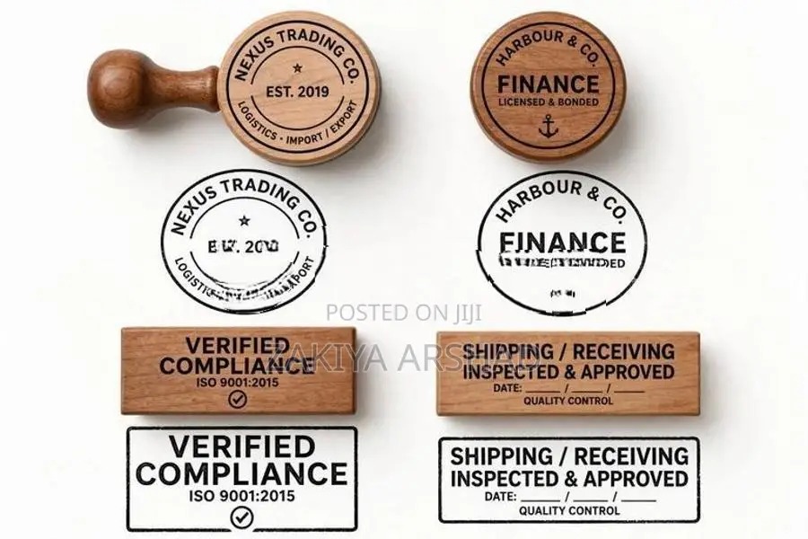 Company Rubber Seal Stamp Making