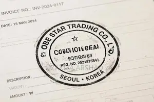 Company Rubber Seal Stamp Making