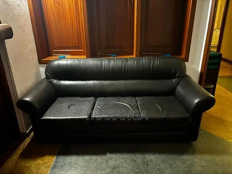 Leather Sofa Set