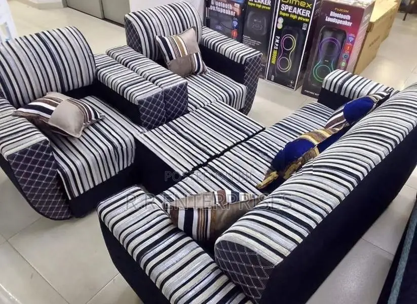 New 3*1*1 Sofa Set with Stool