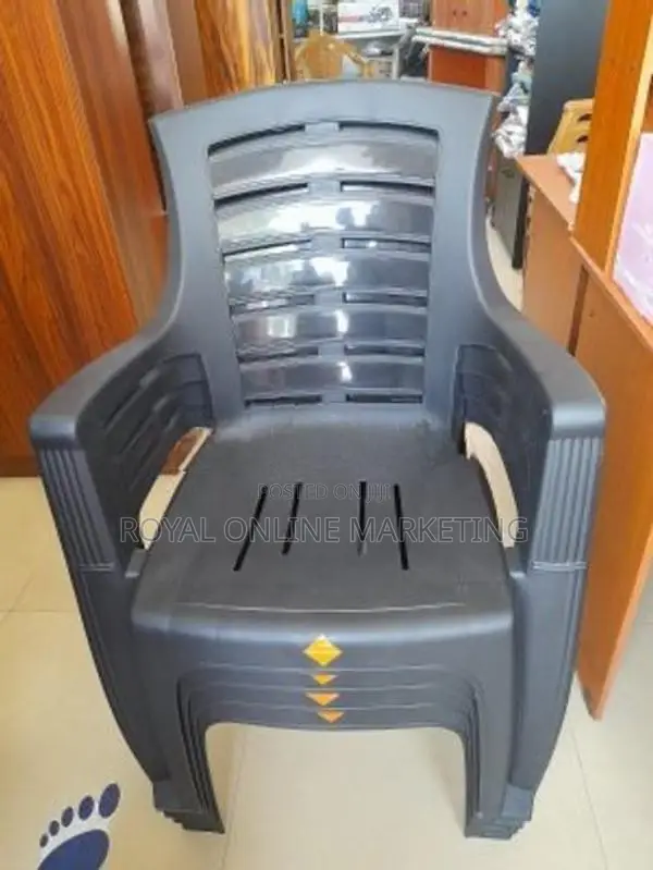 plastic black chair (L-12)