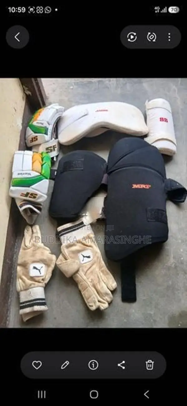 Complete Left-Handed Cricket Kit - Kookaburra Bat With Full Gear