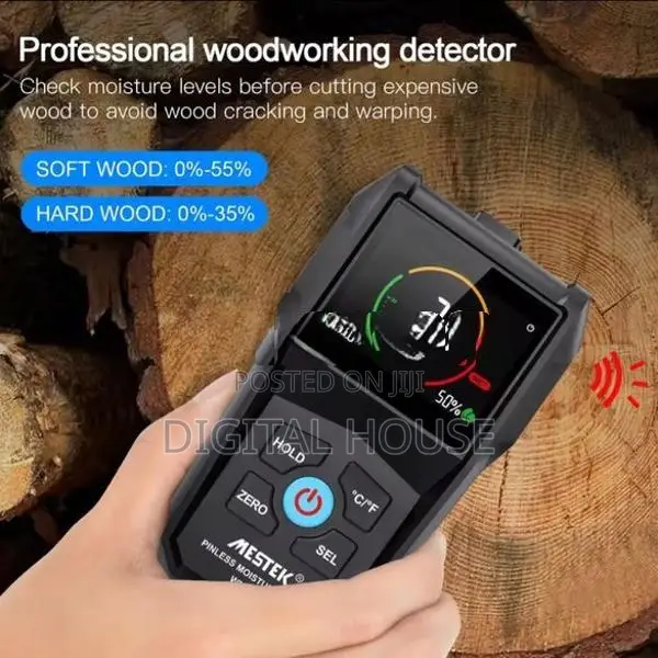 Moisture Meter 3in1 Digital Temperature ( Model WM700A )