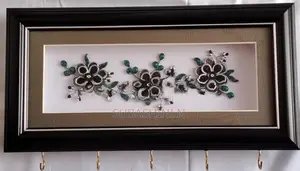 Hand-Crafted Paper Quilling Wall Hanging With Key Holder
