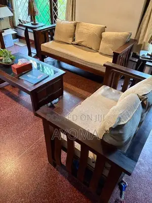 Wooden Sofa Set