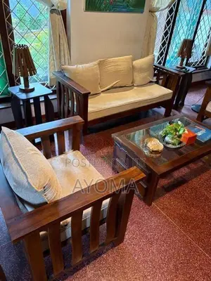 Wooden Sofa Set