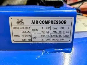 200L Air Compressor (12.5Bar) Copper Motor 4hp