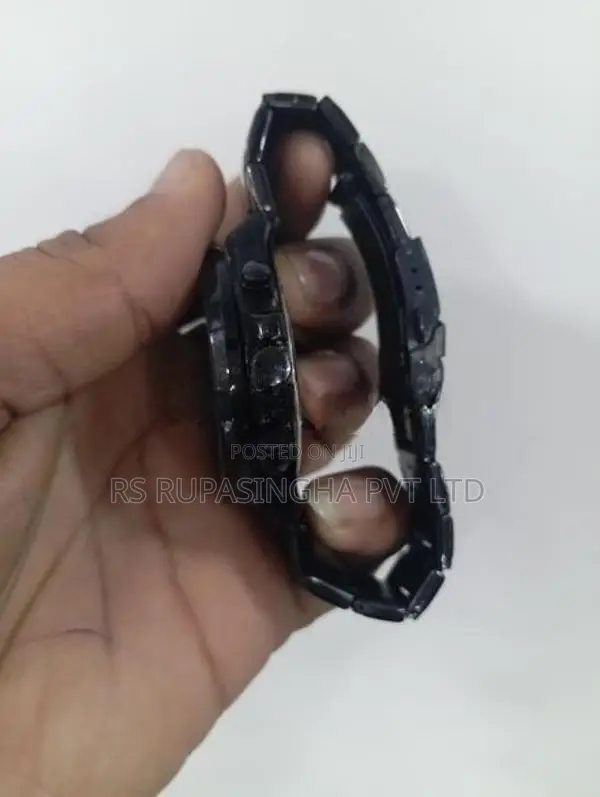 Cenozo Black Colour Hand Watch