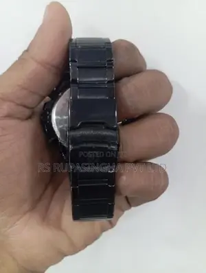 Cenozo Black Colour Hand Watch