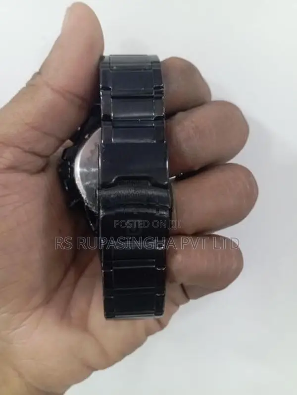 Cenozo Black Colour Hand Watch