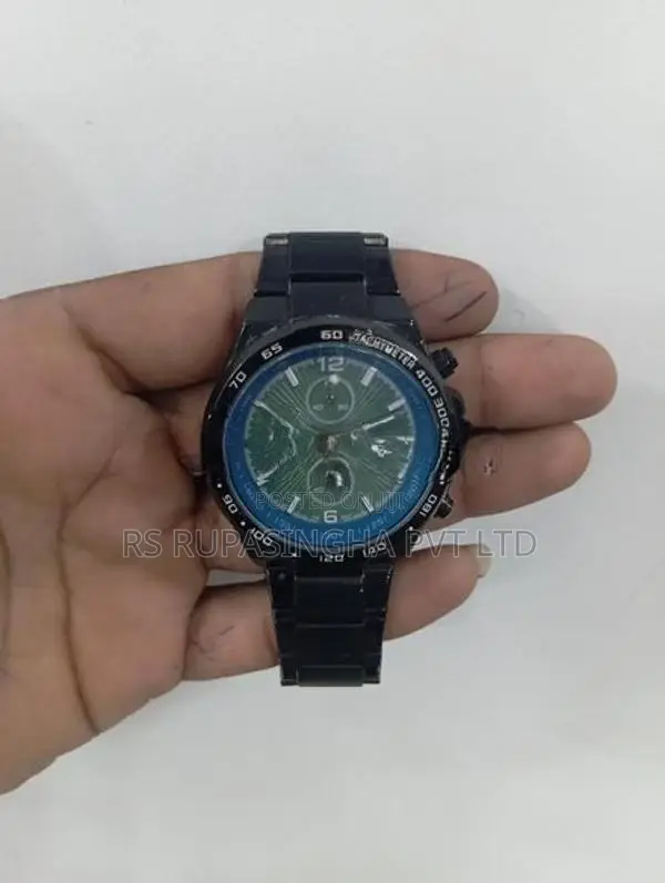 Cenozo Black Colour Hand Watch