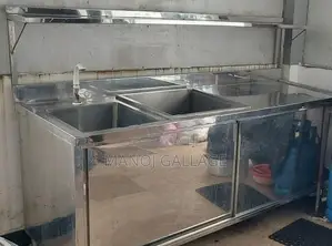 Stainless Steel Kitchen Sink with Cabinet