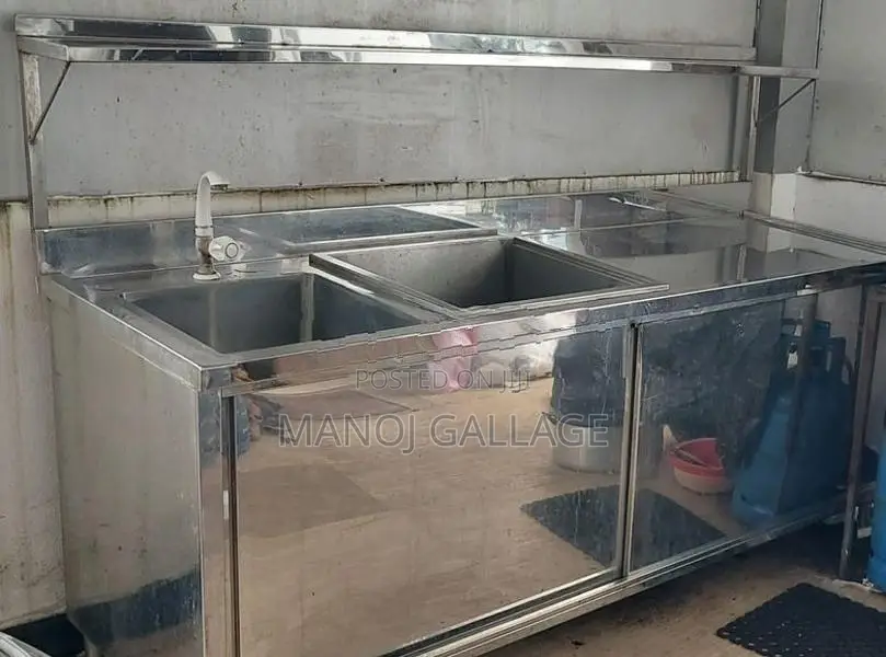 Stainless Steel Kitchen Sink with Cabinet