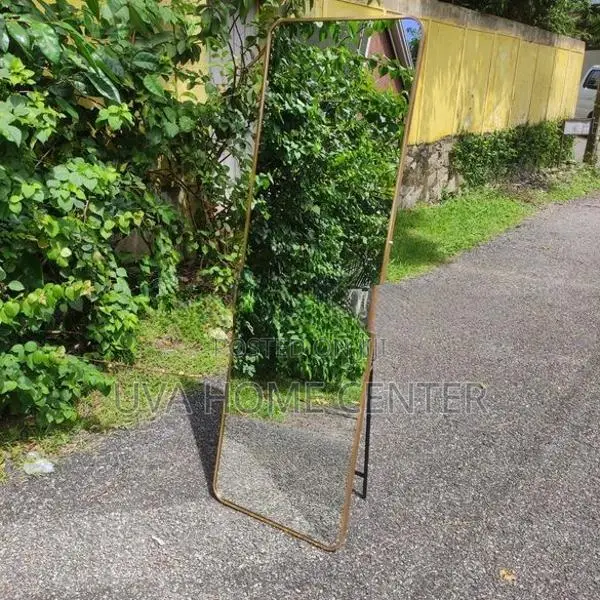 Wall Hanging Stand Gold Mirror 61x19.5ft