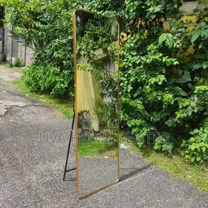 Wall Hanging Stand Gold Mirror 61x19.5ft