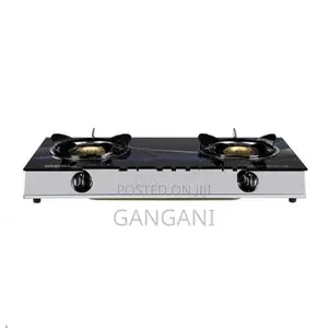 Osaka National Double Burner Glass Top Gas Cooker
