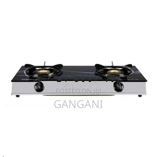 Osaka National Double Burner Glass Top Gas Cooker