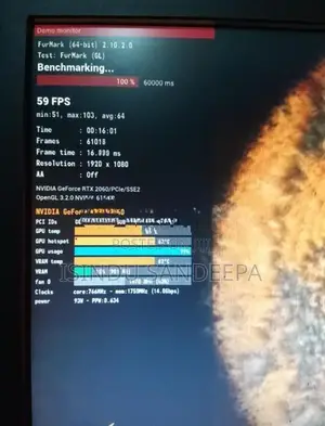 MSI Ventus RTX2060 6GB Graphic Card