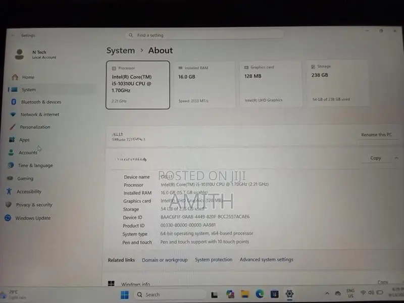 Dell Latitude 7210 2-In-1 Intel i5 Touch Screen