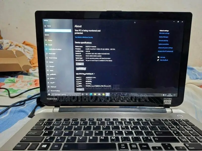 Toshiba i7 4th Gen Laptop
