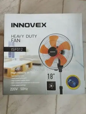 NEW INNOVEX PEDESTAL FAN (HEAVY DUTY).