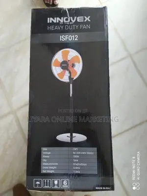 NEW INNOVEX PEDESTAL FAN (HEAVY DUTY).