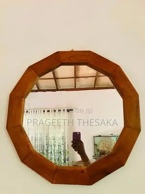 Wood Glass Mirror