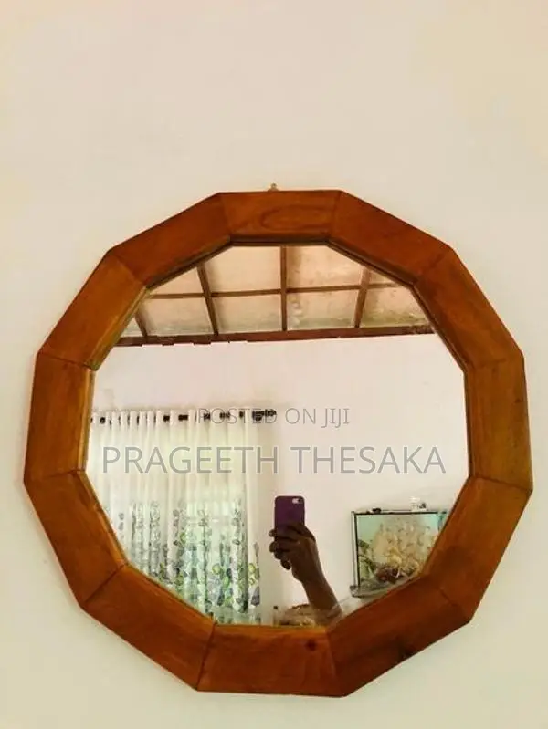 Wood Glass Mirror