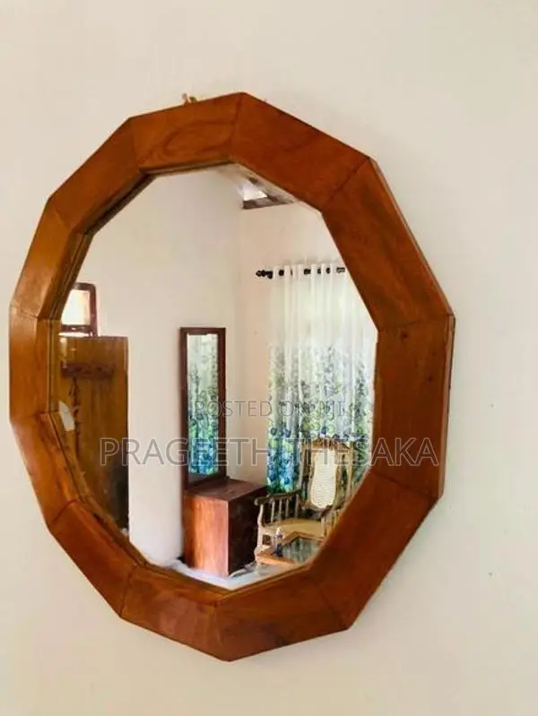Wood Glass Mirror