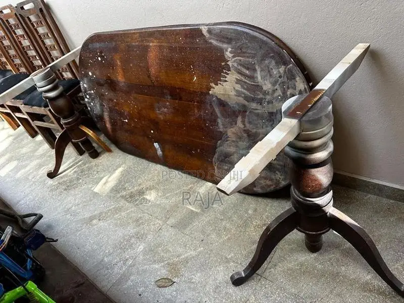 Wood Table with Chairs
