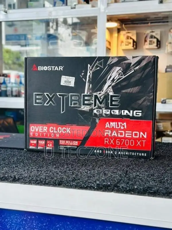 BIOSTAR RX 6700XT 12GB Graphic Card Used