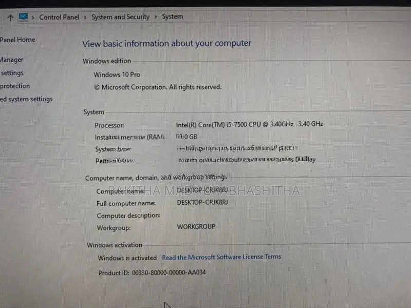 I5 7th Gen Gaming Pc Fullset
