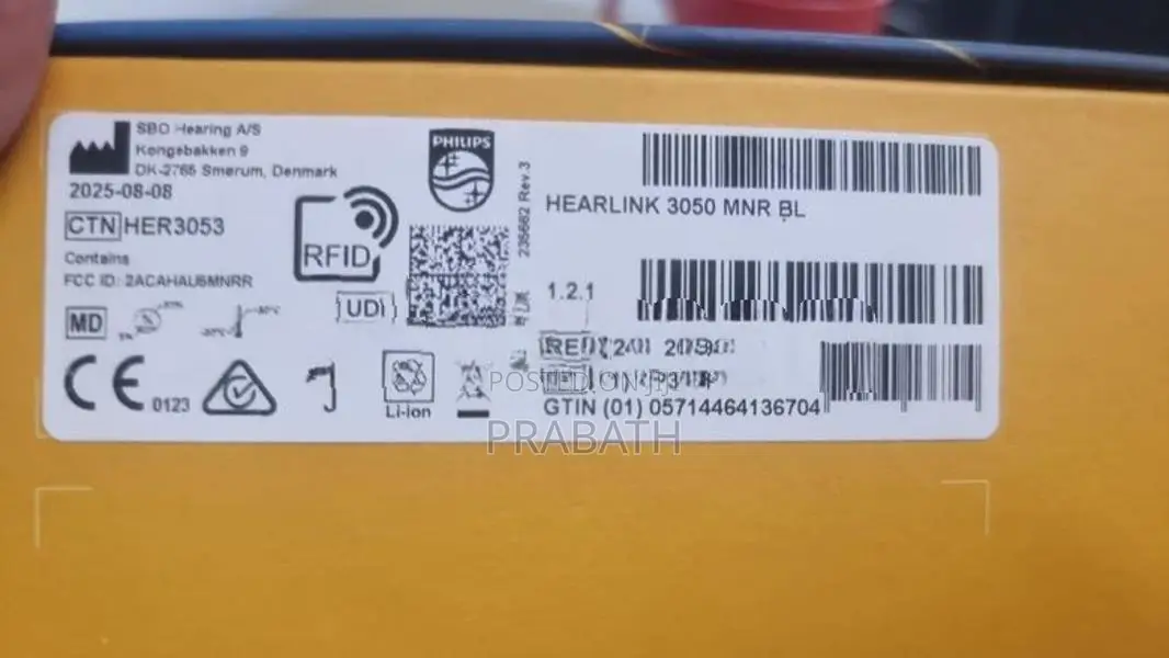 Philips HearLink 3050 MNR Rechargeable Hearing Aid