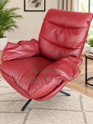 Rexine Leather Cushion Single Chair