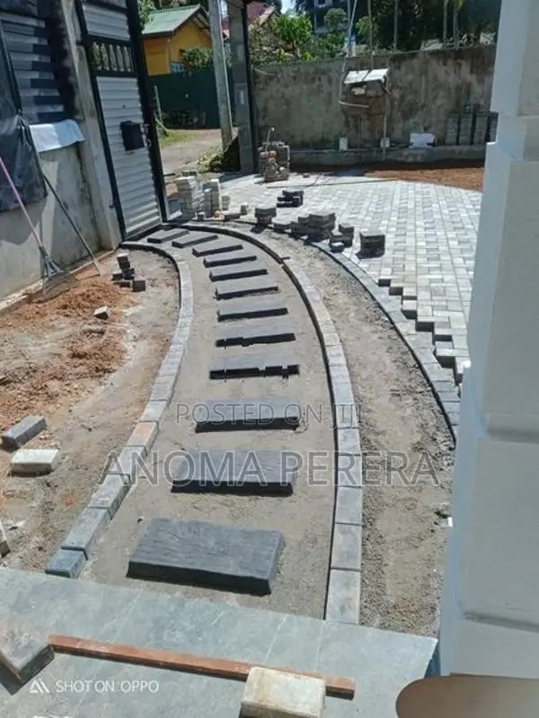 Malaysian Grass with Interlock Paving