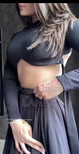 Fully Black Lehenga