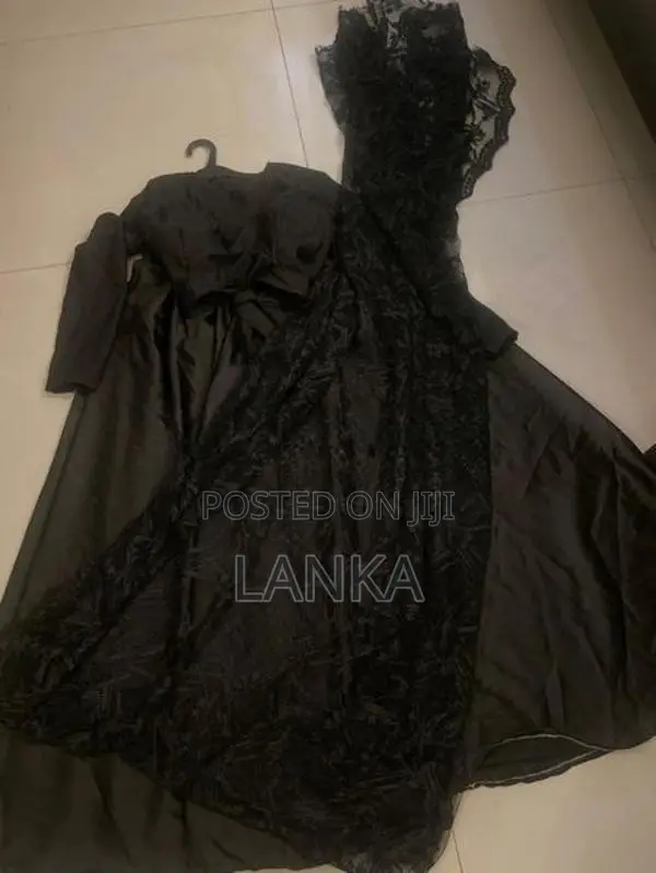 Fully Black Lehenga
