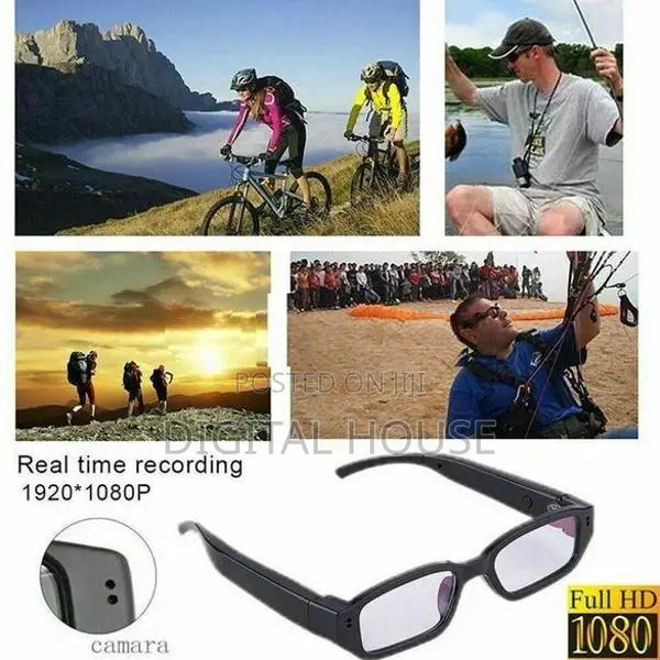 Camera Spectacle Glass Video Recording 12mp Full Hd / 2 Hours -