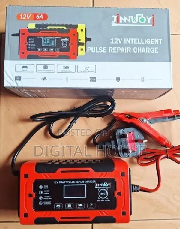 Battery Charger Smart Fast Digital 12v / 6A - German Technology new