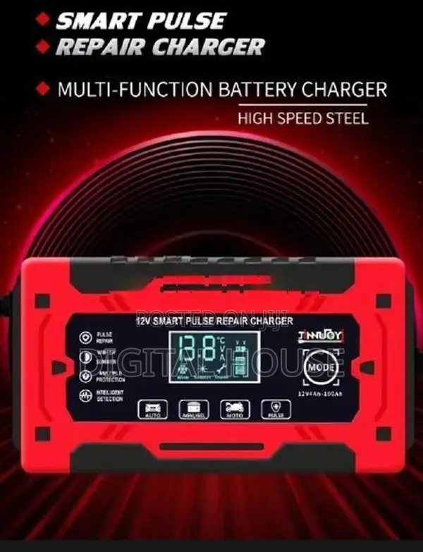 Battery Charger Smart Fast Digital 12v / 6A - German Technology new