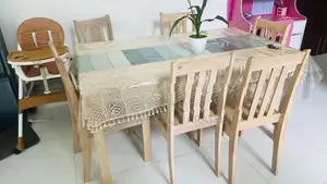 Singer White Wash Dining Table With Chairs