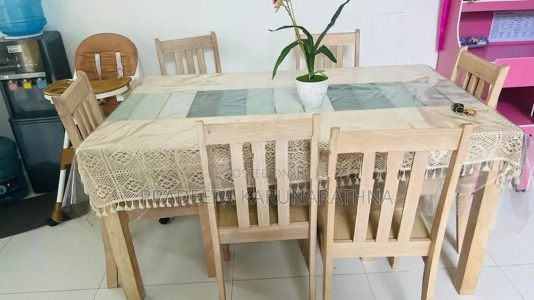 Singer White Wash Dining Table With Chairs