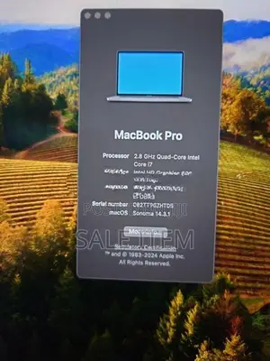 MacBook Pro 2017 - 16GB RAM 256GB SSD