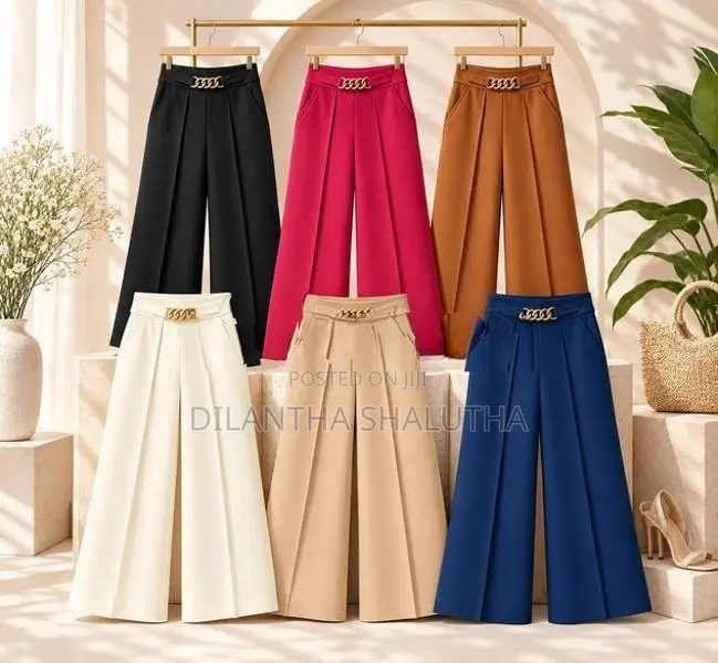 Thailand Imported Wide-Leg Pants