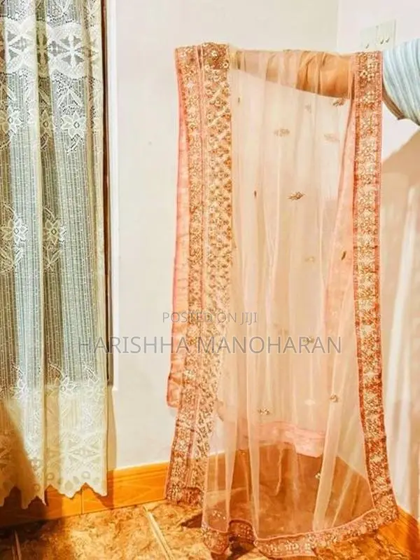 Used Thread With Stone Worked Pre Stitched Lehenga