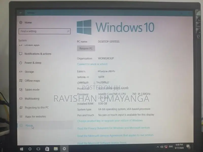 i5 1st Gen Desktop PC