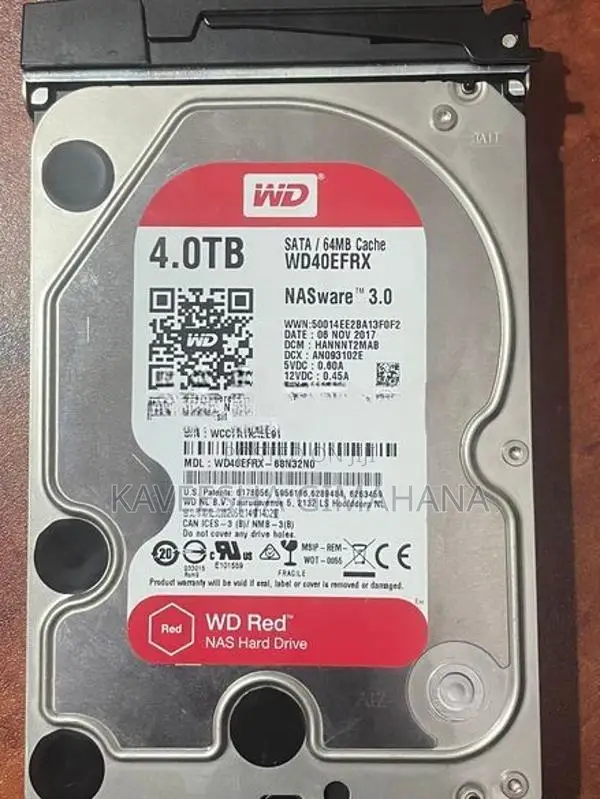 Western Digital RED4 TB 3.5" Nas Internal Hard Drive