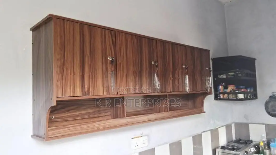 Wall Top Melamine pantry cupboard .